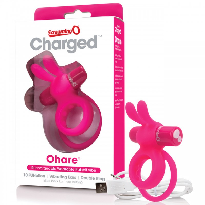 Charged Ohare USB  Cock Ring - Pink
